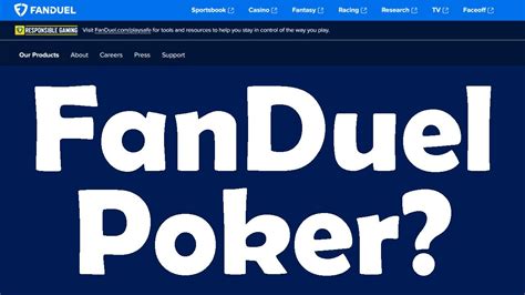 does fanduel have poker.